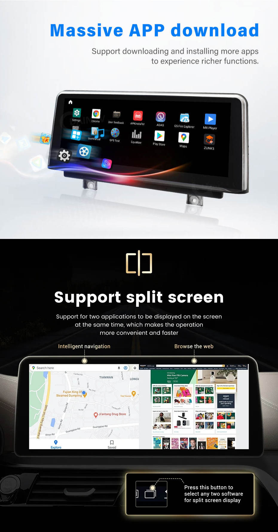 Autoradio Android 13.0 per BMW X5 F15-8