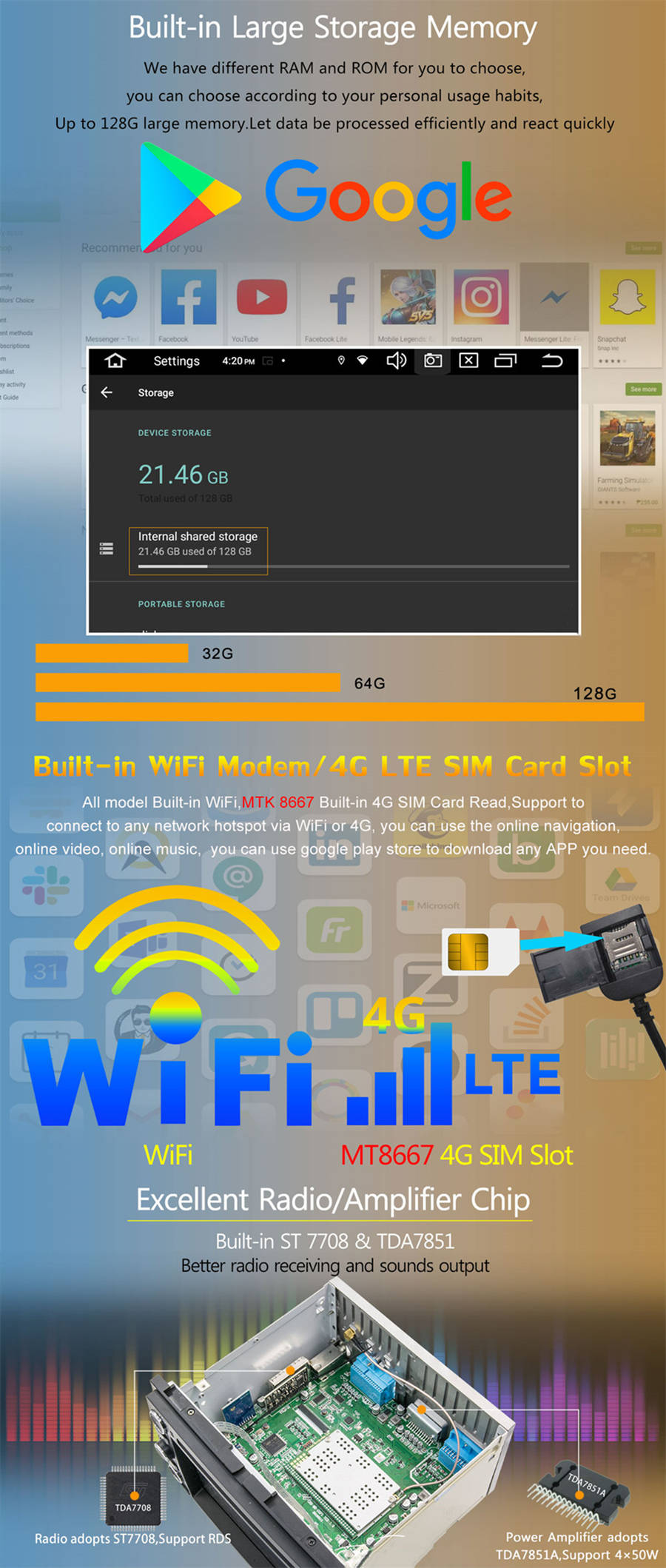 Autoradio Android 14.0 per Renault Megane II-3