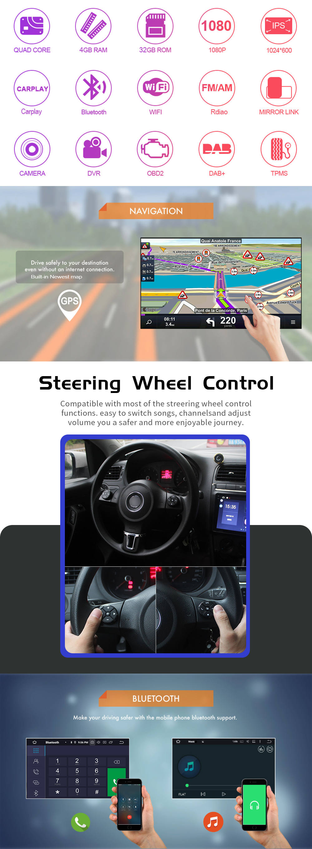 Android 10.0 per SsangYong Kyron-1