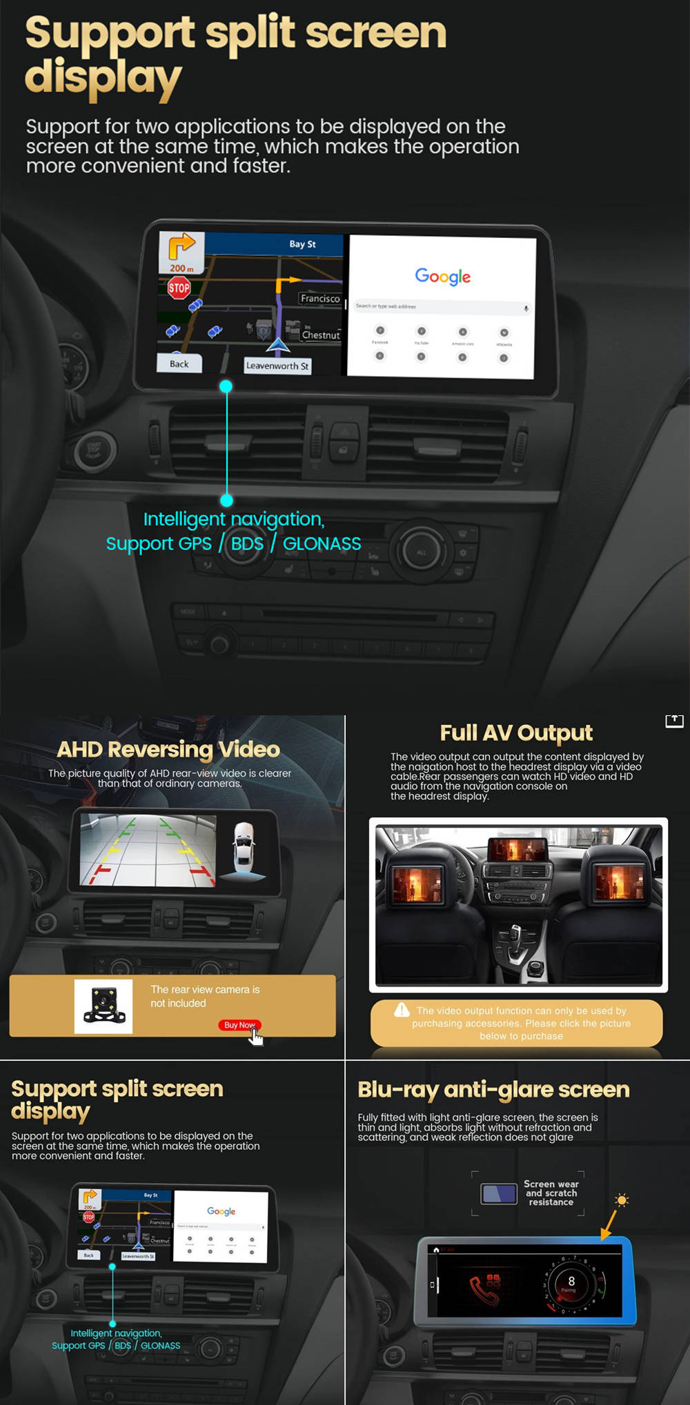 Android 12.0 Auto Stereo per BMW X5 F15-5